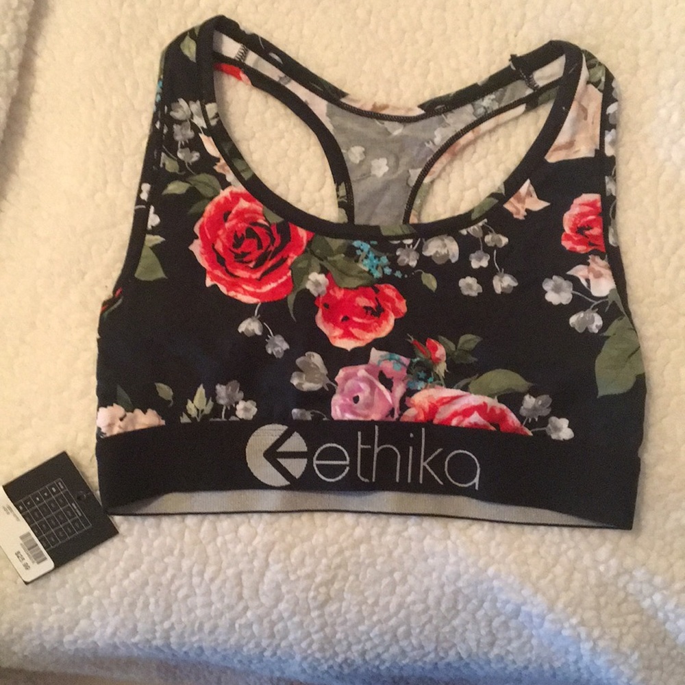 ethika size small sports bra never worn new w/ tag